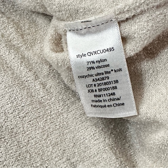 BAREFOOT DREAMS Cozychic Ultra Lite Slouchy Long Sleeve Pullover in faded rose - Picture 10 of 14